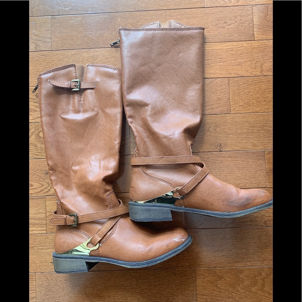 🔥Steve Madden Tan Buckle Boots🔥